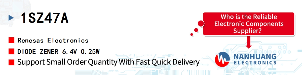 1SZ47A Renesas DIODE ZENER 6.4V 0.25W