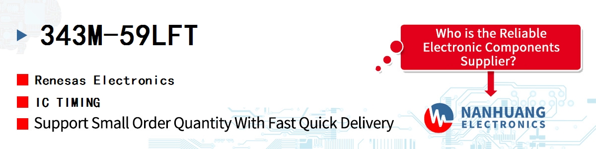 343M-59LFT Renesas IC TIMING