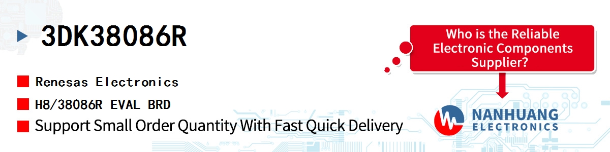 3DK38086R Renesas H8/38086R EVAL BRD