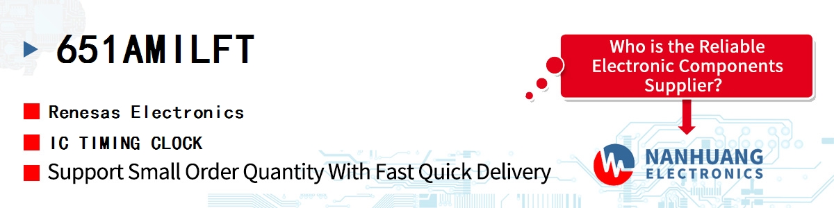 651AMILFT Renesas IC TIMING CLOCK
