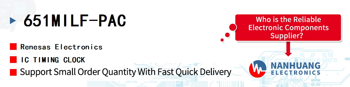 651MILF-PAC Renesas IC TIMING CLOCK