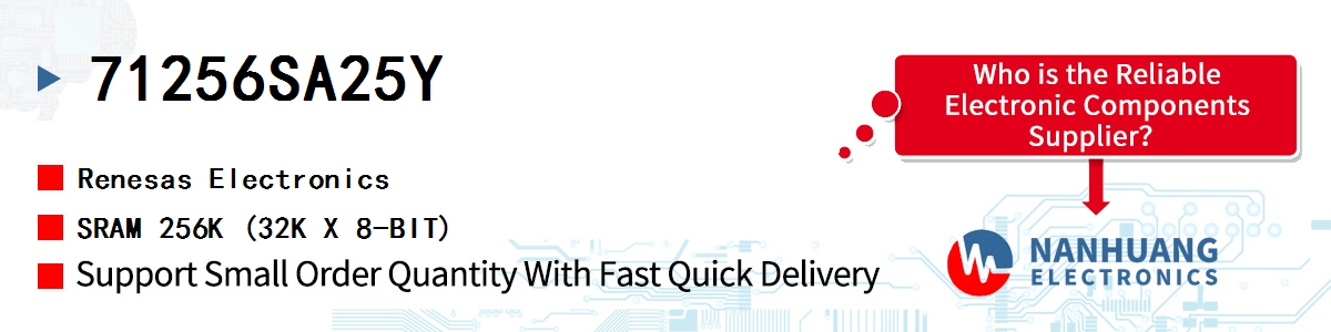 71256SA25Y Renesas SRAM 256K (32K X 8-BIT)