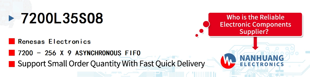 7200L35SO8 Renesas 7200 - 256 X 9 ASYNCHRONOUS FIFO
