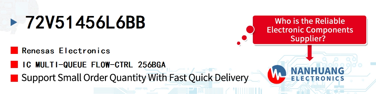 72V51456L6BB Renesas IC MULTI-QUEUE FLOW-CTRL 256BGA