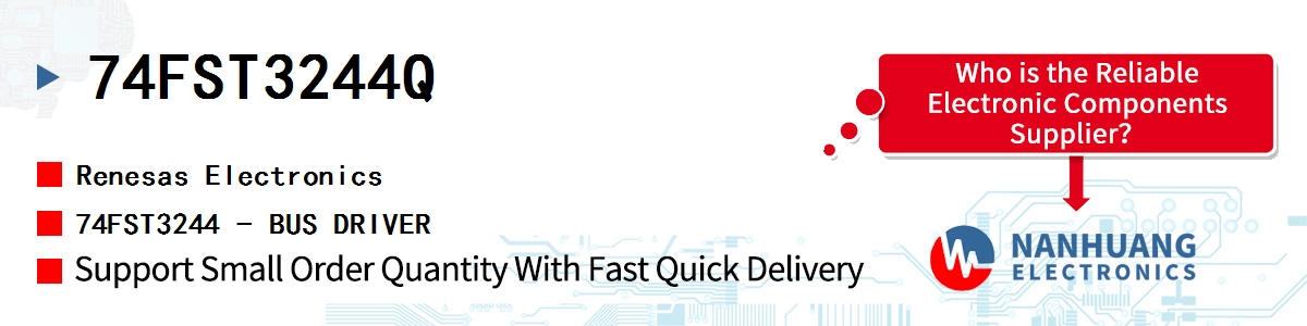 74FST3244Q Renesas 74FST3244 - BUS DRIVER
