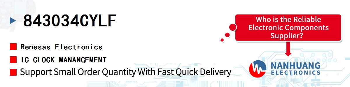 843034CYLF Renesas IC CLOCK MANANGEMENT