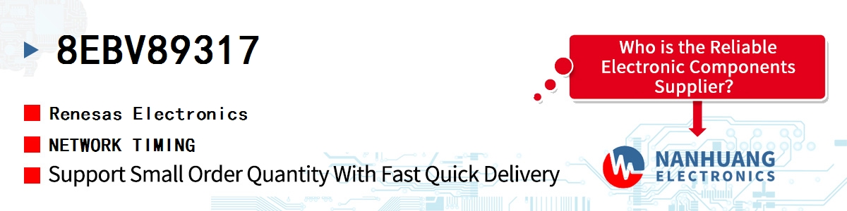 8EBV89317 Renesas NETWORK TIMING