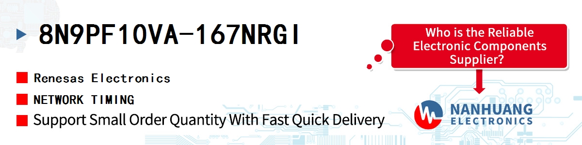 8N9PF10VA-167NRGI Renesas NETWORK TIMING