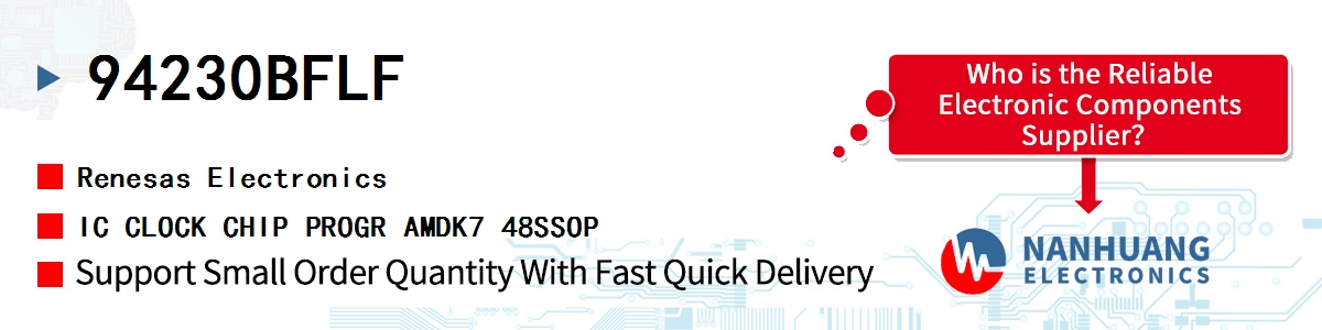 94230BFLF Renesas IC CLOCK CHIP PROGR AMDK7 48SSOP