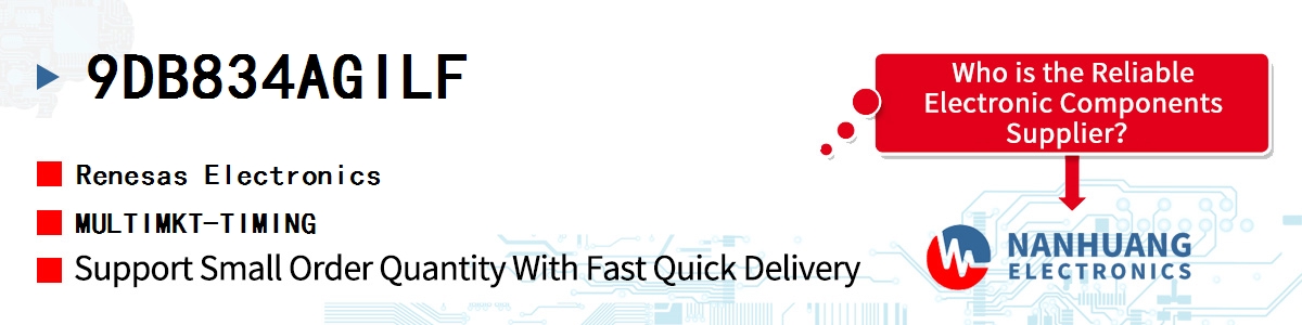 9DB834AGILF Renesas MULTIMKT-TIMING