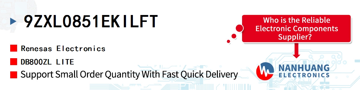 9ZXL0851EKILFT Renesas DB800ZL LITE