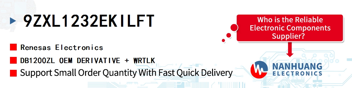 9ZXL1232EKILFT Renesas DB1200ZL OEM DERIVATIVE + WRTLK