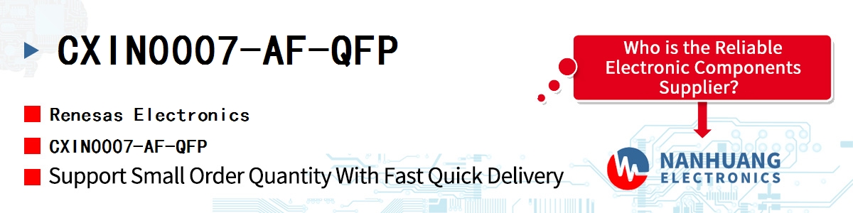 CXIN0007-AF-QFP Renesas CXIN0007-AF-QFP