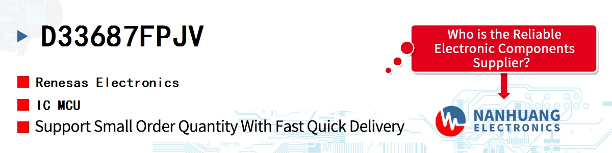 D33687FPJV Renesas IC MCU