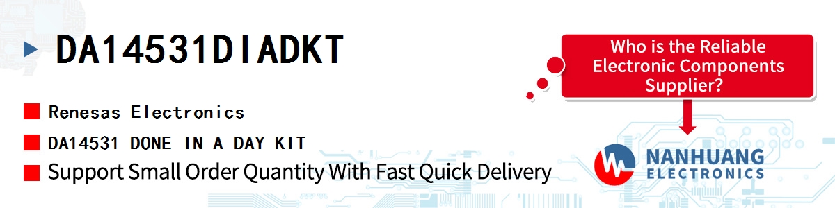 DA14531DIADKT Renesas DA14531 DONE IN A DAY KIT