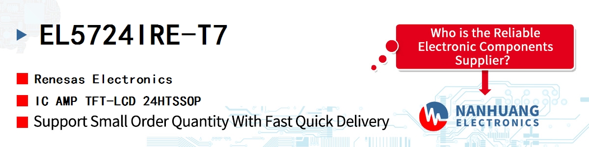 EL5724IRE-T7 Renesas IC AMP TFT-LCD 24HTSSOP