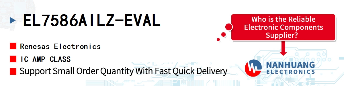 EL7586AILZ-EVAL Renesas IC AMP CLASS
