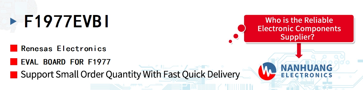 F1977EVBI Renesas EVAL BOARD FOR F1977