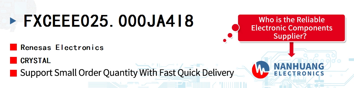 FXCEEE025.000JA4I8 Renesas CRYSTAL