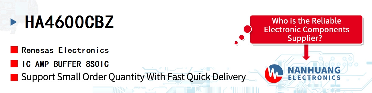 HA4600CBZ Renesas IC AMP BUFFER 8SOIC