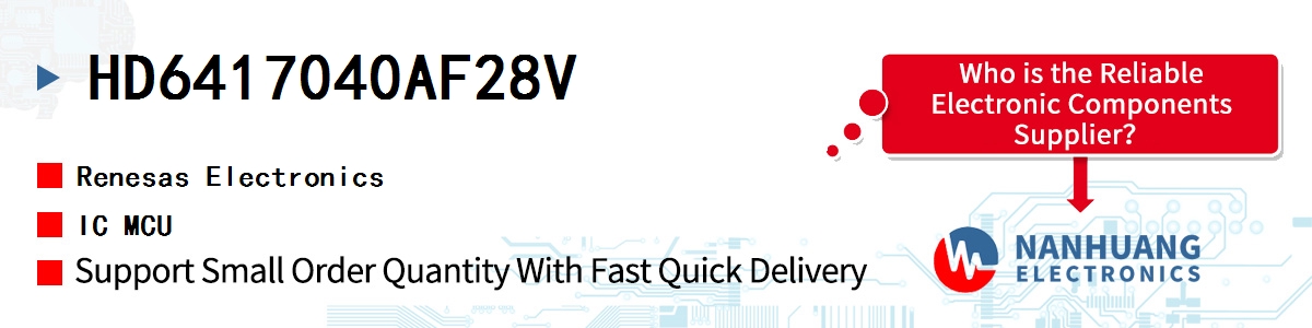HD6417040AF28V Renesas IC MCU