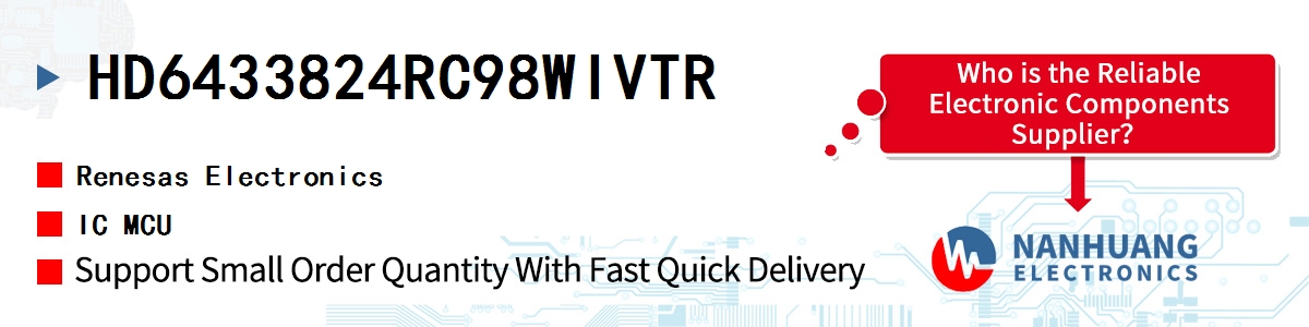 HD6433824RC98WIVTR Renesas IC MCU