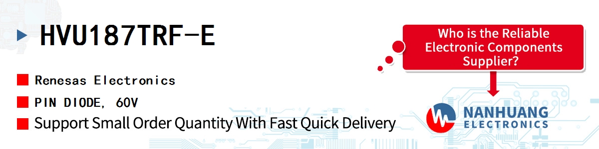 HVU187TRF-E Renesas PIN DIODE, 60V