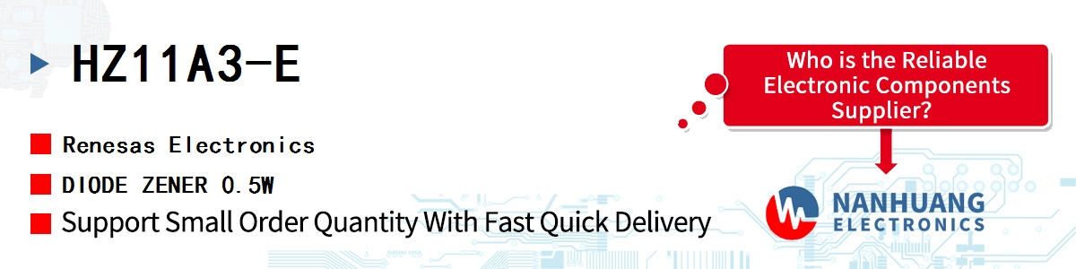 HZ11A3-E Renesas DIODE ZENER 0.5W