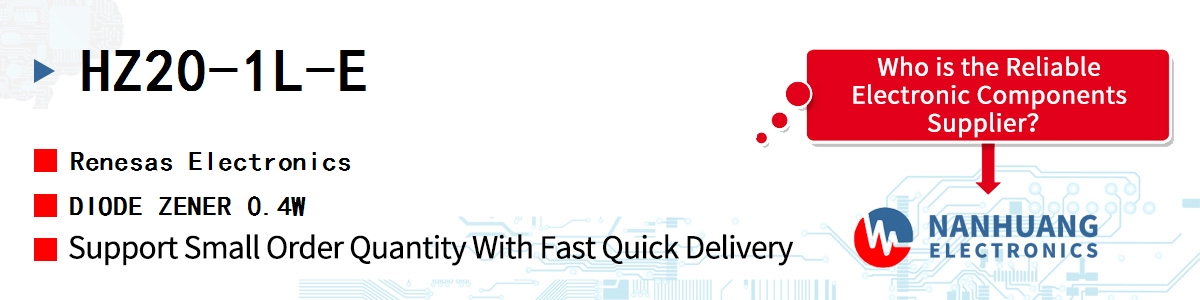 HZ20-1L-E Renesas DIODE ZENER 0.4W