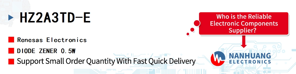 HZ2A3TD-E Renesas DIODE ZENER 0.5W