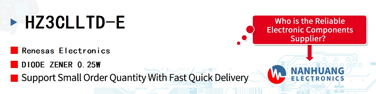 HZ3CLLTD-E Renesas DIODE ZENER 0.25W