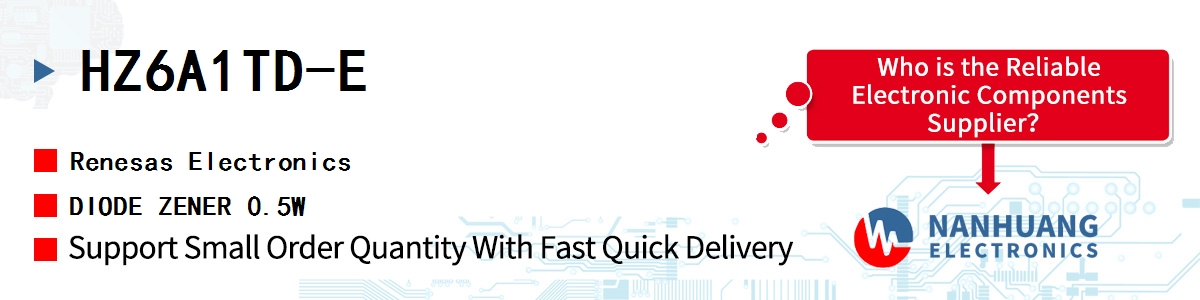 HZ6A1TD-E Renesas DIODE ZENER 0.5W