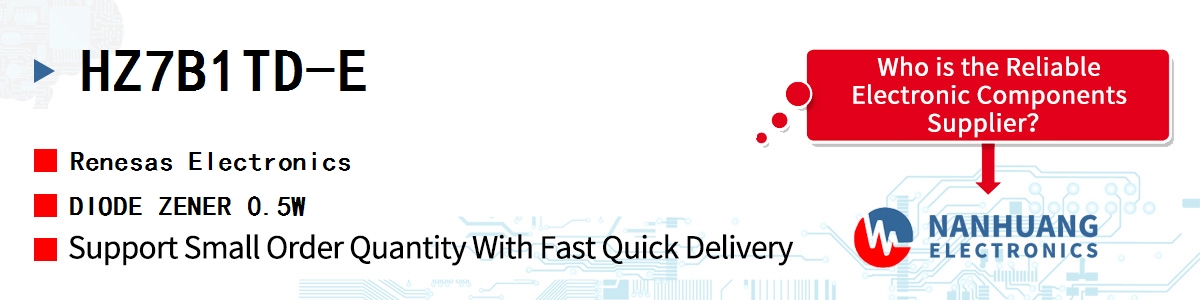 HZ7B1TD-E Renesas DIODE ZENER 0.5W