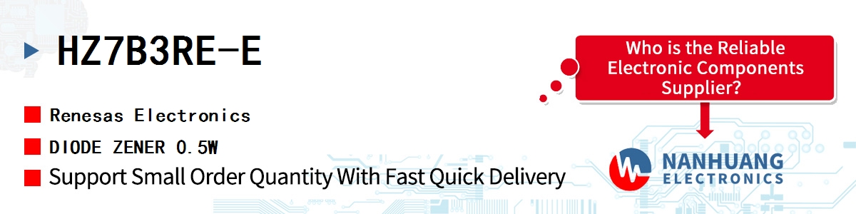 HZ7B3RE-E Renesas DIODE ZENER 0.5W