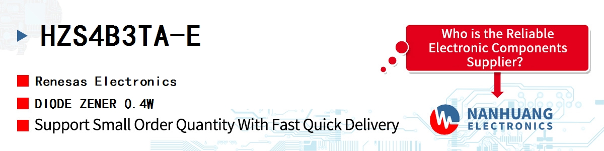 HZS4B3TA-E Renesas DIODE ZENER 0.4W