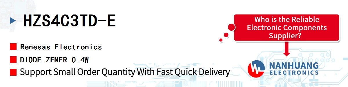 HZS4C3TD-E Renesas DIODE ZENER 0.4W