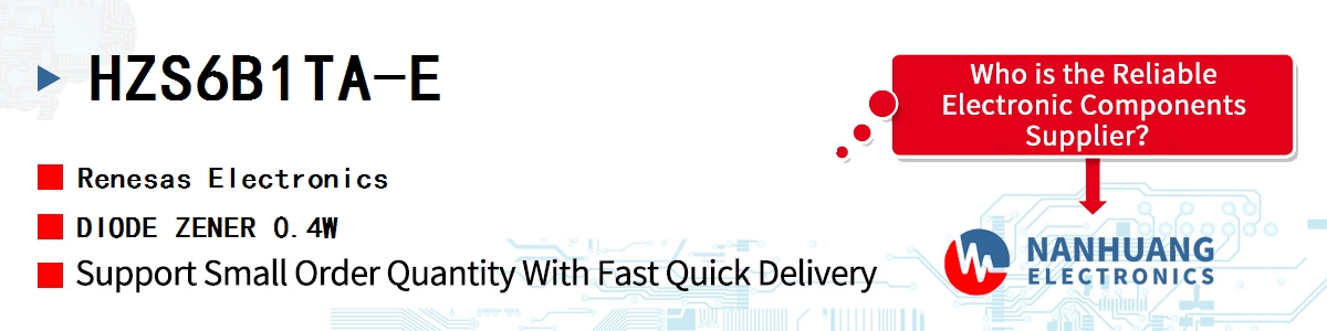 HZS6B1TA-E Renesas DIODE ZENER 0.4W