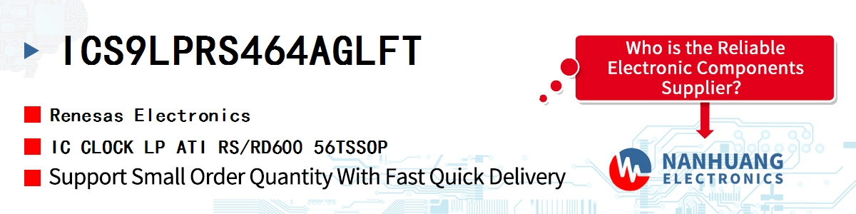ICS9LPRS464AGLFT Renesas IC CLOCK LP ATI RS/RD600 56TSSOP