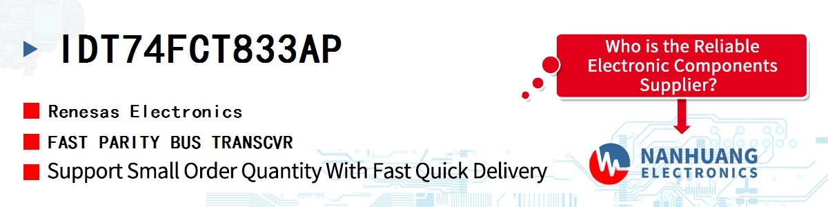 IDT74FCT833AP Renesas FAST PARITY BUS TRANSCVR