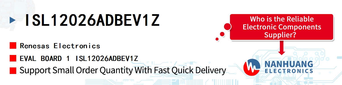 ISL12026ADBEV1Z Renesas EVAL BOARD 1 ISL12026ADBEV1Z