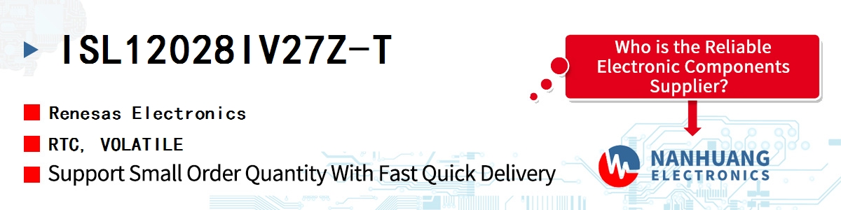 ISL12028IV27Z-T Renesas RTC, VOLATILE