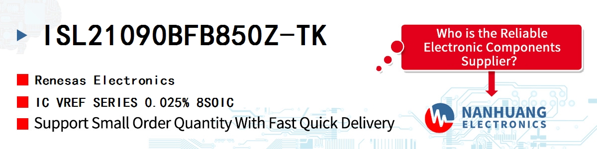 ISL21090BFB850Z-TK Renesas IC VREF SERIES 0.025% 8SOIC