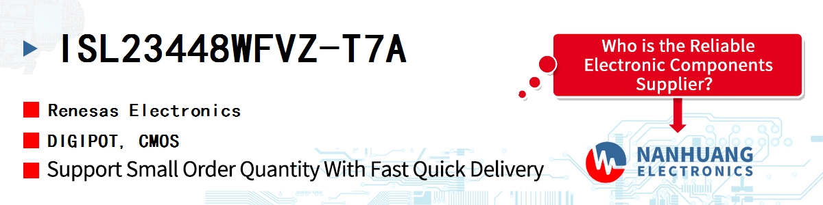 ISL23448WFVZ-T7A Renesas DIGIPOT, CMOS