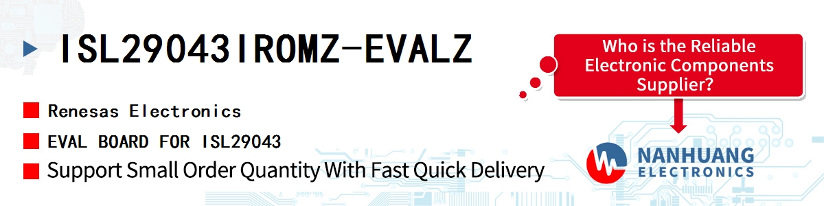 ISL29043IROMZ-EVALZ Renesas EVAL BOARD FOR ISL29043