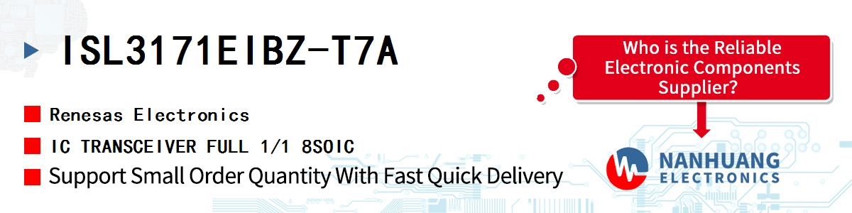 ISL3171EIBZ-T7A Renesas IC TRANSCEIVER FULL 1/1 8SOIC