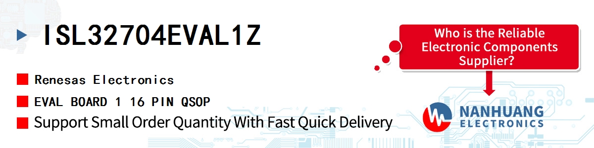 ISL32704EVAL1Z Renesas EVAL BOARD 1 16 PIN QSOP