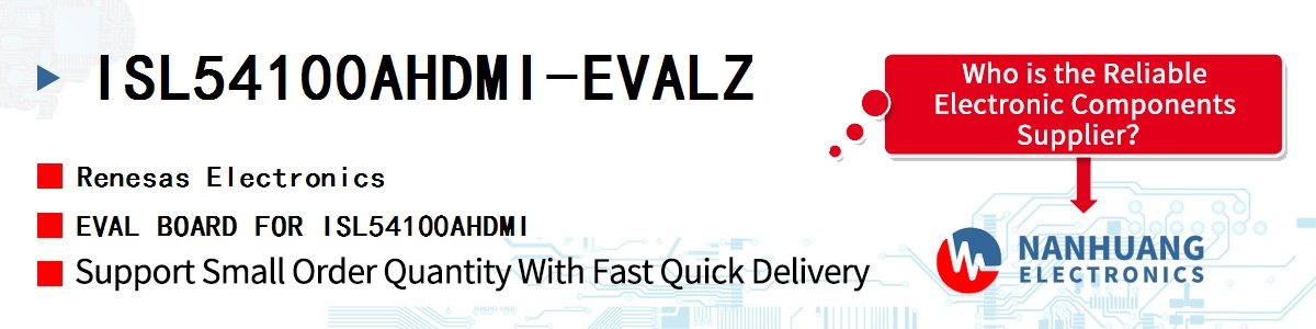 ISL54100AHDMI-EVALZ Renesas EVAL BOARD FOR ISL54100AHDMI