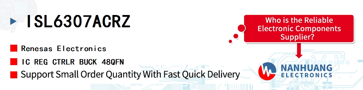 ISL6307ACRZ Renesas IC REG CTRLR BUCK 48QFN