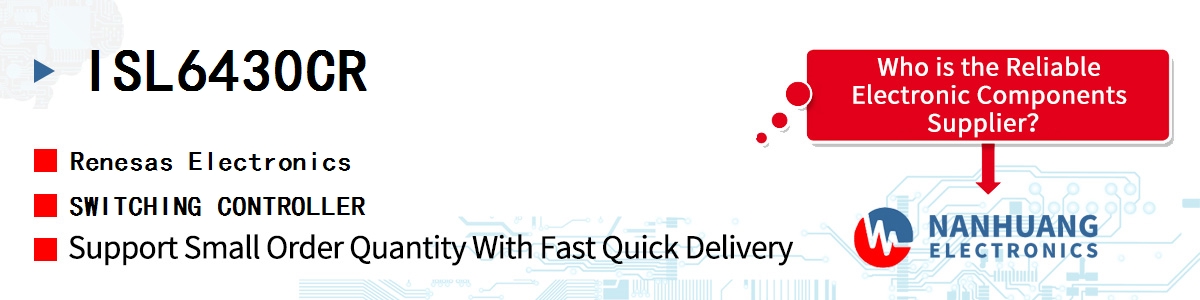 ISL6430CR Renesas SWITCHING CONTROLLER