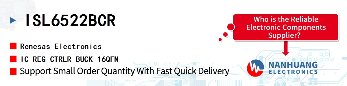 ISL6522BCR Renesas IC REG CTRLR BUCK 16QFN